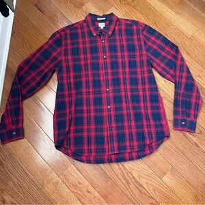 LUCKY BRAND Mens Flannel Long Sleeve Shirt